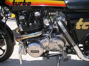 Kawasaki Z1-R TC engine. Thanks to Scott Harvey for this photograph.