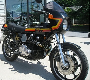Thanks to Scott Harvey of Pennslyvania for this picture of his 1978 Kawasaki Z1-R TC.