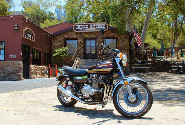 Kawasaki Z1B at the Rock Store on Mulholland Highway