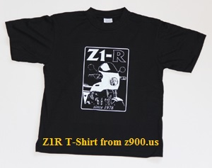 Kawasaki Z1R T-Shirt from z900.us