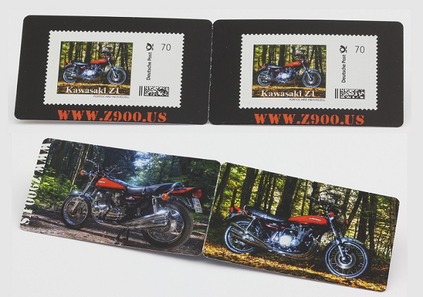 Kawasaki Z1 postage stamp - Z900.us